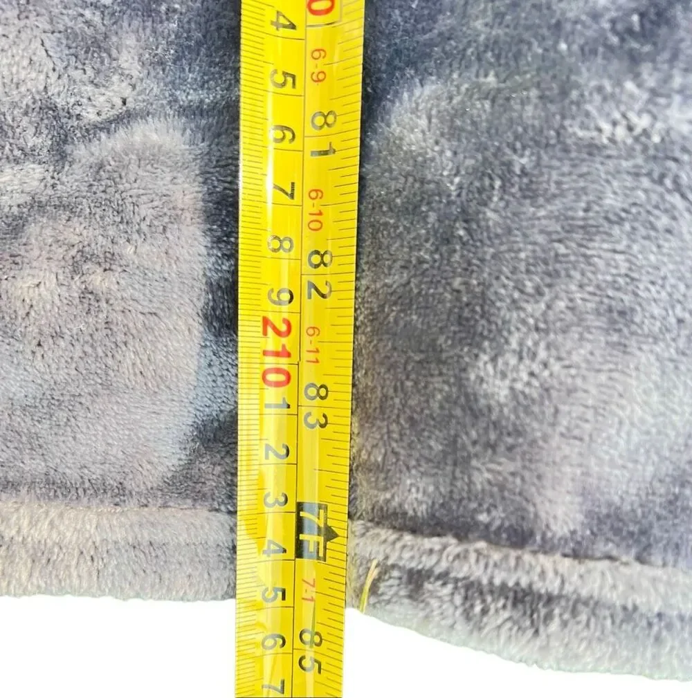 Bare Home Microplush Fleece Blanket Gray